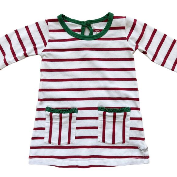 Ruffle Butts Striped Pocket Dress + Headband Set Size 6-12m - Picture 2 of 5